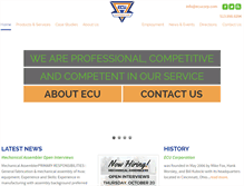 Tablet Screenshot of ecucorp.com